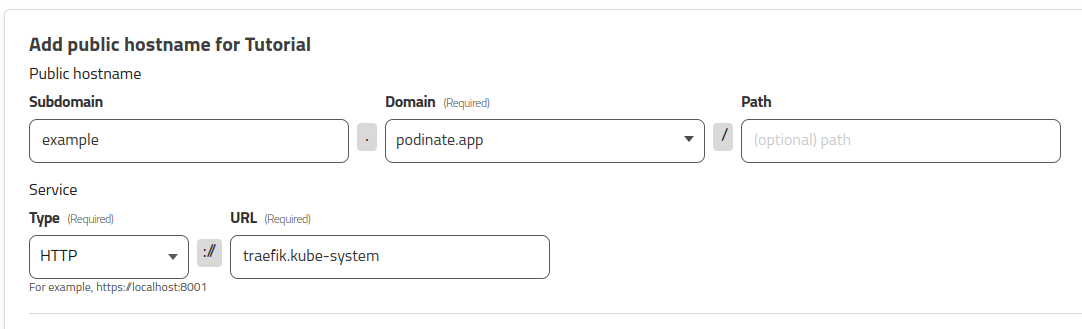 CloudFlare Tunnel Configuration